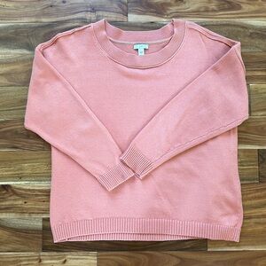 J Jill “Boyfriend Sweater” Pink Women’s S